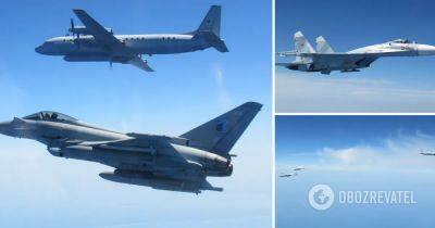 Истребители Британии перехватили самолеты РФ у воздушного пространства НАТО - фото и подробности
