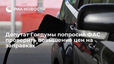Депутат Госдумы Ткачев попросил ФАС проверить повышение цен на заправках
