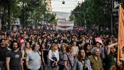 Протесты в Афинах после гибели мигрантов в Ионическом море
