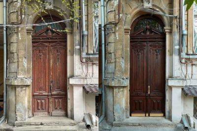 В Одессе отреставрировали еще одну историческую дверь | Новости Одессы
