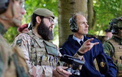 Принц Эдвард встретился с украинскими защитниками в Великобритании