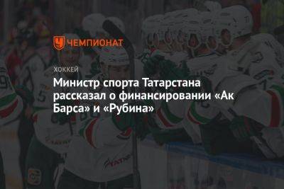Министр спорта Татарстана рассказал о финансировании «Ак Барса» и «Рубина»