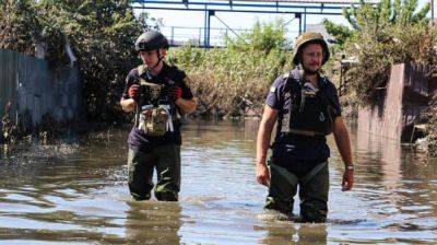 Подрыв ГЭС: спасатели сообщают о снижении уровня воды на Херсонщине