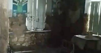 Больно смотреть: как после того как сошла вода выглядит уникальный дом в Олешках (видео)