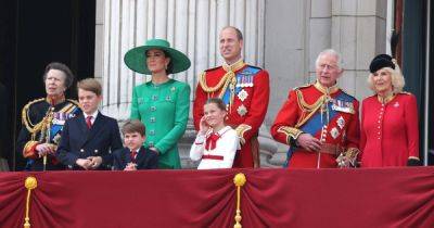 Кто из членов королевской семьи был на балконе Букингемского дворца во время Trooping the Colour 2023