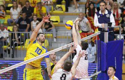 Сборная Украины по волейболу победила Северную Македонию в Золотой Евролиге-2023
