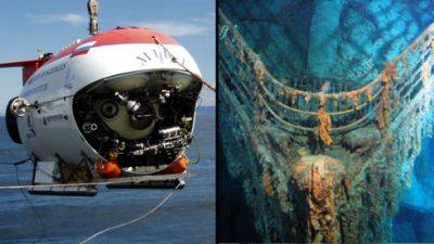 Пропала подводная лодка, доставлявшая туристов к "Титанику"