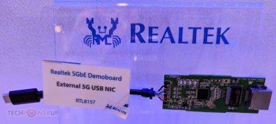 Realtek на Computex 2023: адаптеры Wi-Fi 7 до 2,8 Гбит/с, 5 Гбит/с LAN и контроллер хаба USB4 40/80 Гбит/с 240 Вт