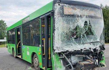 Два автобуса столкнулись в Пинском районе
