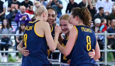 Женская сборная Украины по баскетболу 3х3 сыграет в группе с Францией и Чехией на Евро-2023