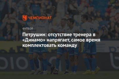 Петрушин: отсутствие тренера в «Динамо» напрягает, самое время комплектовать команду