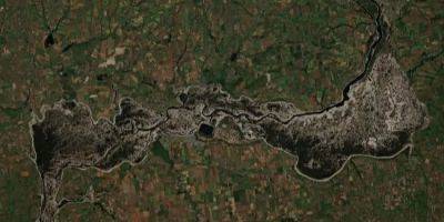Каховское водохранилище высохло после подрыва ГЭС Россией — спутниковые снимки