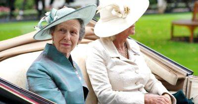 Принцесса Анна появилась на Royal Ascot в бирюзовом образе (фото)