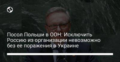 Посол Польши в ООН: Исключить Россию из организации невозможно без ее поражения в Украине