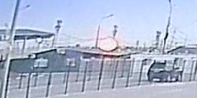 Появилось видео момента вероятного удара по Чонгарскому мосту