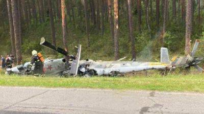 В Беларуси рухнул российский военный вертолет – СМИ