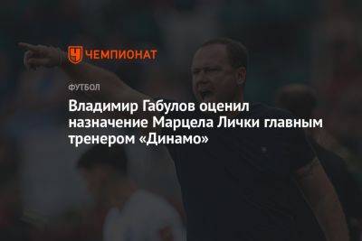 Владимир Габулов оценил назначение Марцела Лички главным тренером «Динамо»