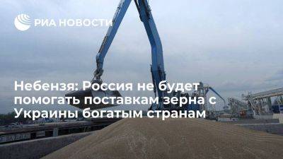 Небензя: Россия не будет покрывать коммерческие поставки зерна с Украины богатым странам