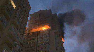 Последствия ночной атаки на Киев: повреждена многоэтажка, 2 погибших