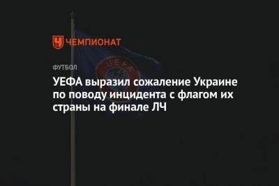 УЕФА выразил сожаление Украине по поводу инцидента с флагом их страны на финале ЛЧ