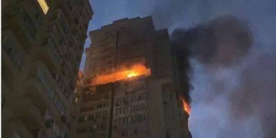Ночная атака по Киеву: обломки попали в многоэтажку в Соломенском районе, двое погибших
