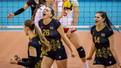 Женская сборная Украины по волейболу обыграла Чехию в первом полуфинале Золотой Евролиги