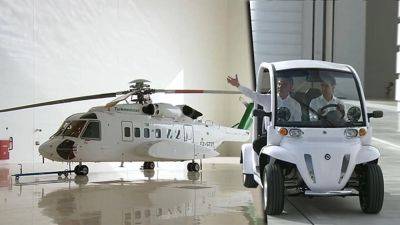 Бердымухамедовы осмотрели четыре президентских самолета и пять вертолетов