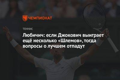 Роджер Федерер - Майкл Джордан - Любичич: если Джокович выиграет ещё несколько «Шлемов», тогда вопросы о лучшем отпадут - championat.com