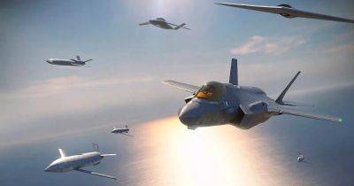 Дроны смогут сражаться вместе с истребителями типа F-35: что придумали союзники (видео)