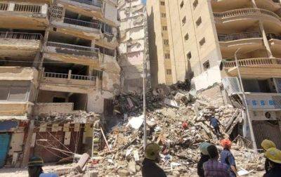 В Египте рухнула многоэтажка: под завалами - десятки людей