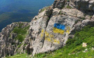Активисты в Крыму провели рейд ко Дню крымско-татарского флага - фото