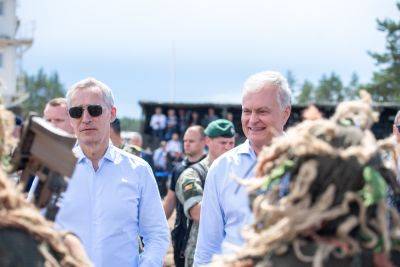 Генсек НАТО посетил Вильнюс накануне саммита