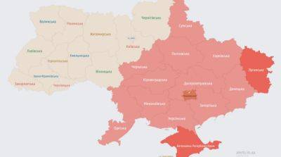 В Украине масштабная воздушная тревога: зафиксированы пуски ракет, в Запорожье раздался взрыв