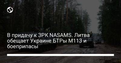 В придачу к ЗРК NASAMS. Литва обещает Украине БТРы М113 и боеприпасы
