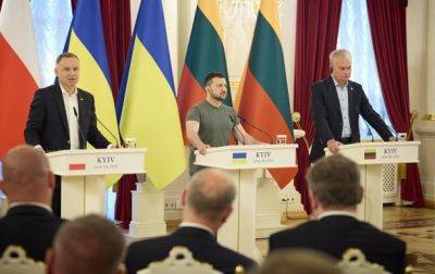 Зеленский, Дуда и Науседа провели встречу в Киеве