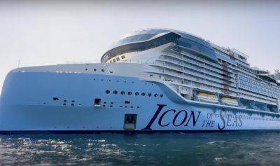 На воду спущен самый большой в мире круизный корабль – гигантский Icon of The Seas