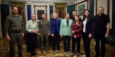 Экоактивистка Грета Тунберг приехала в Киев — она будет оценивать экологические последствия войны