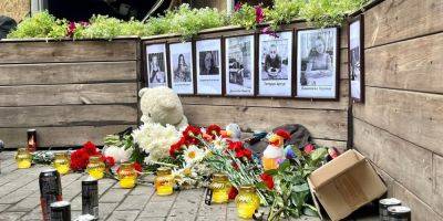 В Краматорске обустроили место памяти возле ресторана, куда попала российская ракета