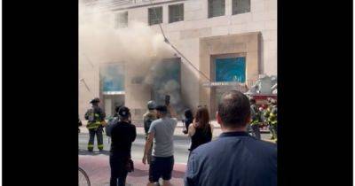 Здание Tiffany & Co на Пятой авеню в Нью-Йорке загорелось после ремонта в $500 млн (видео)