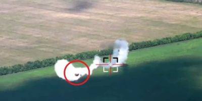 Украинский беспилотник сумел увернуться от ракеты, выпущенной из российского ЗРК ТОР-2М — видео
