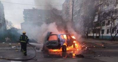 Под Мелитополем взорвался автомобиль с четырьмя коллаборантами, – Федоров (фото)