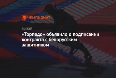 «Торпедо» объявило о подписании контракта с белорусским защитником
