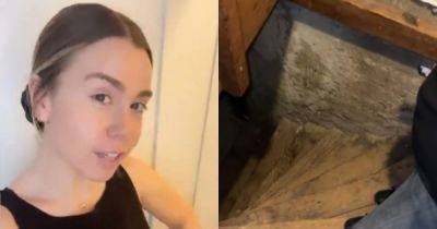 Обратилась к медиуму: девушка нашла тайный люк в шкафу, который ведет в жуткое место (видео)