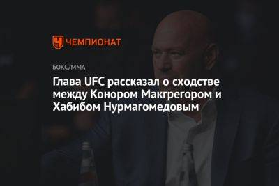 Хабиб Нурмагомедов - Дастин Порье - Дана Уайт - Глава UFC рассказал о сходстве между Конором Макгрегором и Хабибом Нурмагомедовым - championat.com