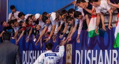 Таджикские дзюдоисты завоевали три медали во второй день Dushanbe Grand Prix 2023