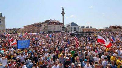 На антиправительственный митинг в Варшаве собрались до 500 тысяч человек - pravda.com.ua - Варшава