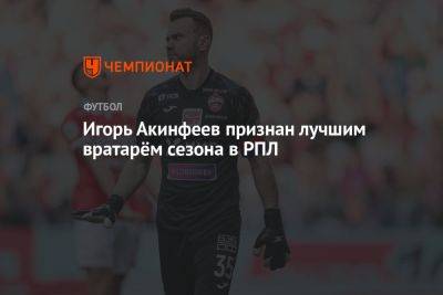 Игорь Акинфеев признан лучшим вратарём сезона в РПЛ
