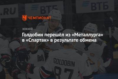 Голдобин перешёл из «Металлурга» в «Спартак» в результате обмена