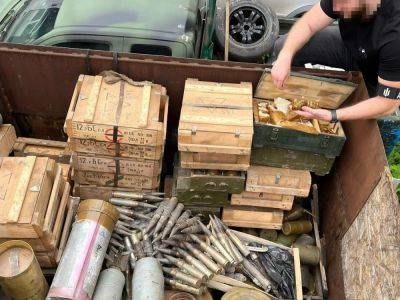 В Харьковской области ГБР нашло более 10 т российских боеприпасов и зенитную установку