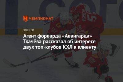 Агент форварда «Авангарда» Ткачёва рассказал об интересе двух топ-клубов КХЛ к клиенту